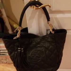Bebe black tote bag